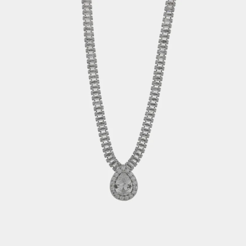 Collana in Metallo Girocollo Sottile Elegante