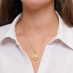 Collana in Metallo con Ciondolo tondo miniatura dipinta AMOVENEZIA - gioiello BySimon