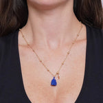 Collana in Metallo con pigna Blu - BYSIMON gioielli