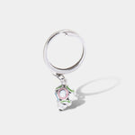 Anello in Metallo con campana portafortuna impreziosita da smalti colorati - BYSIMON gioielli