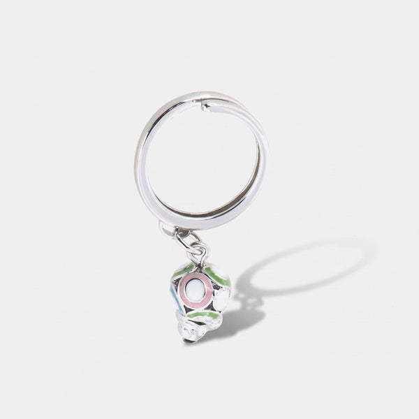Anello in Metallo con campana portafortuna impreziosita da smalti colorati - BYSIMON gioielli