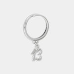 Anello in Metallo con numero portafortuna tredici AMONAPOLI - gioiello BySimon