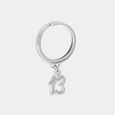 Anello in Metallo con numero portafortuna tredici AMONAPOLI - gioiello BySimon