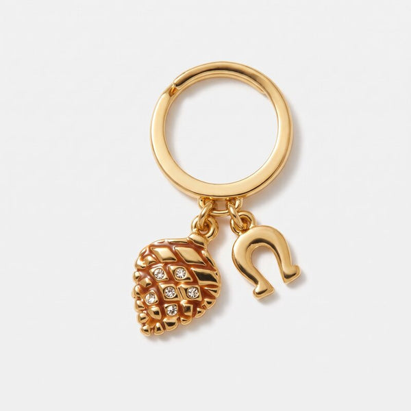 Anello in Metallo con pigna e ferro di cavallo - BYSIMON gioielli