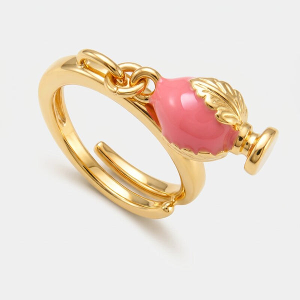Anello pumo pugliese rosa | gioielli pugliesi I Love Apulia | BYSIMON