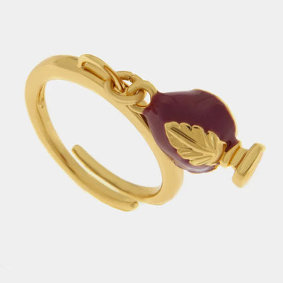 Anello pumo pugliese viola | pumo pugliese portafortuna | BYSIMON