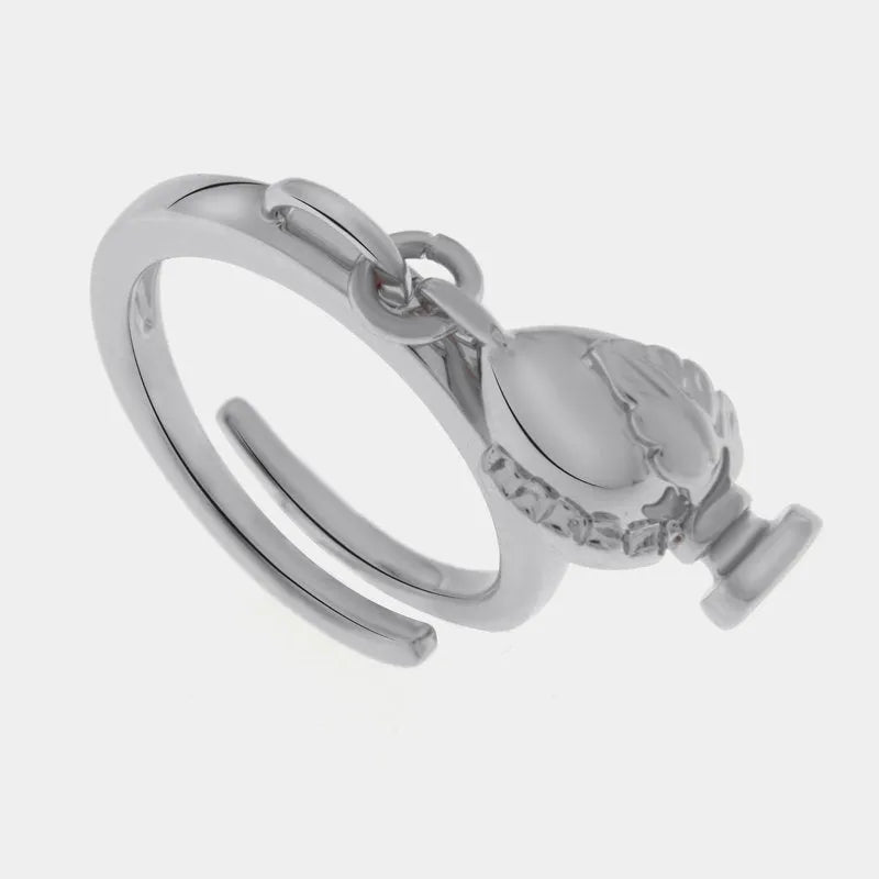 Anello in Metallo con pumo - BYSIMON gioielli