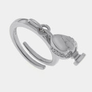 Anello in Metallo con pumo