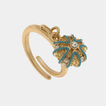Anello in Metallo con ciondolo a forma di riccio SICILY - gioiello BySimon