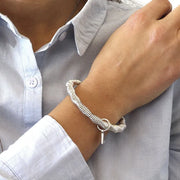 Bracciale in Metallo  rigido a spirale elastica