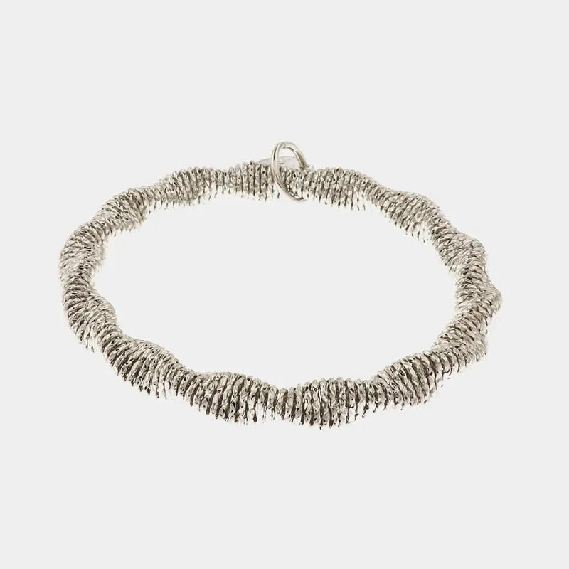 Bracciale in Metallo  rigido a spirale elastica
