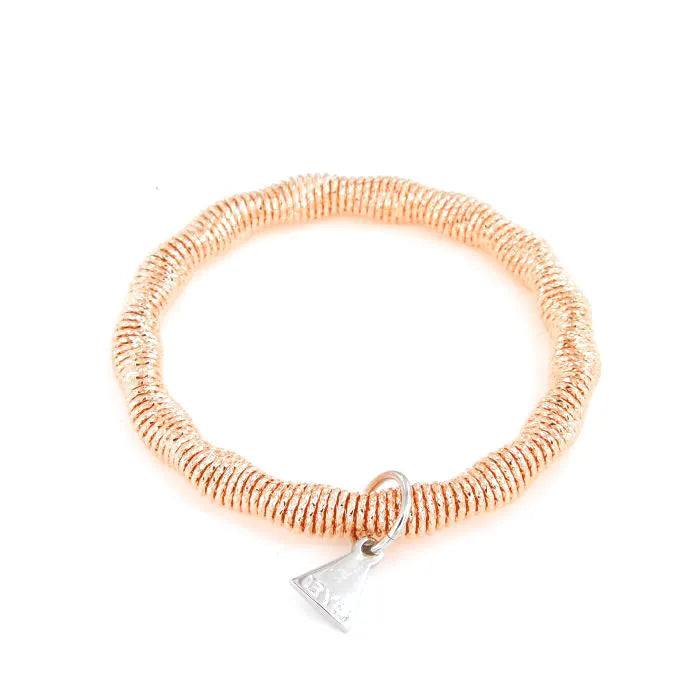 Bracciale in Metallo rigido a spirale elastica