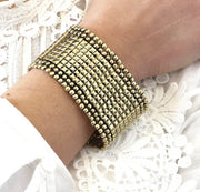 Bracciale in Metallo elastico, anticato