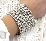 Bracciale in Metallo elastico, con crisatlli