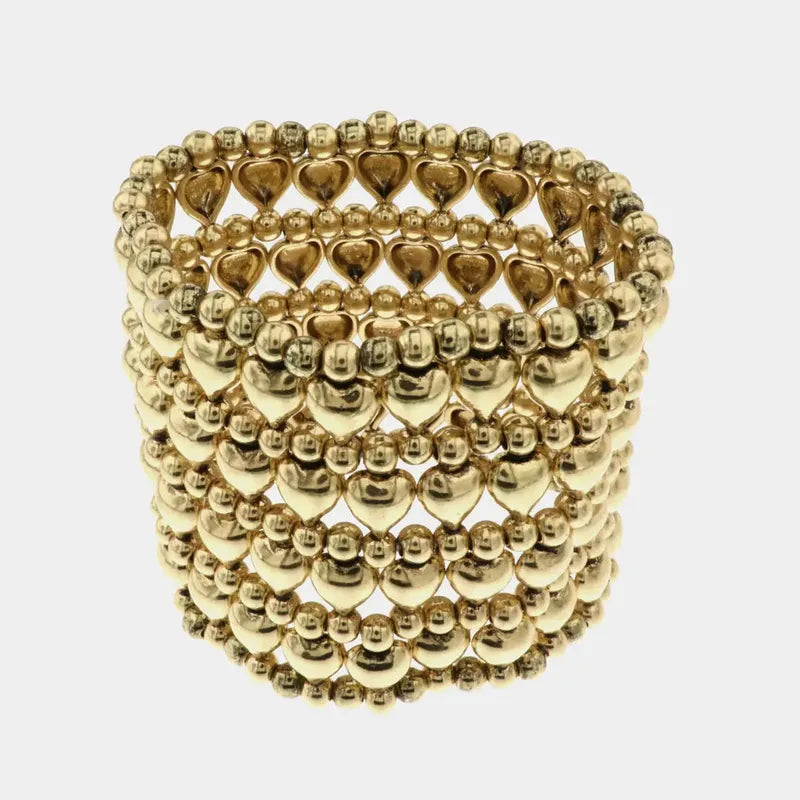 Bracciale in Metallo elastico con sfere