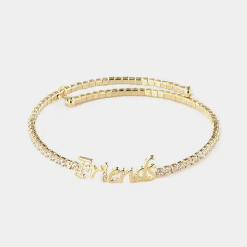 Bracciale in Metallo con scritta ? FRIENDS