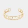 Bracciale in Metallo con scritta  SMILE