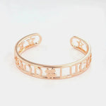 Bracciale in Metallo  con scritta GOOD  LUCK
