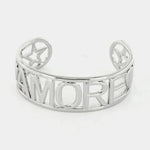 Bracciale in Metallo con scritta  AMORE?
