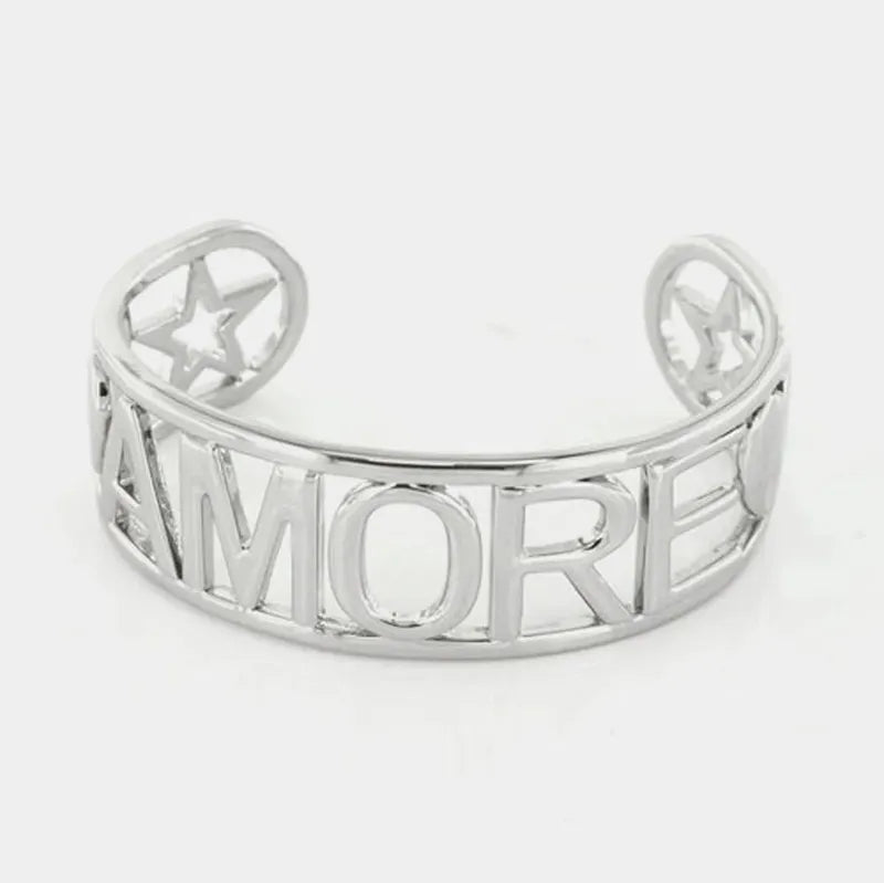 Bracciale in Metallo con scritta  AMORE?