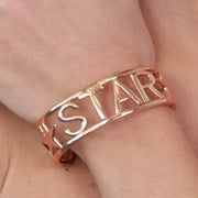 Bracciale in Metallo con scritta STAR