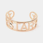 Bracciale in Metallo con scritta STAR