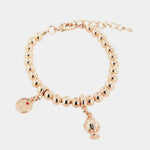 Bracciale pumo pugliese pendente rosè | pumi pugliesi I Love Apulia | BYSIMON