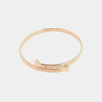 Bracciale in Metallo a contrariè rigido regolabile