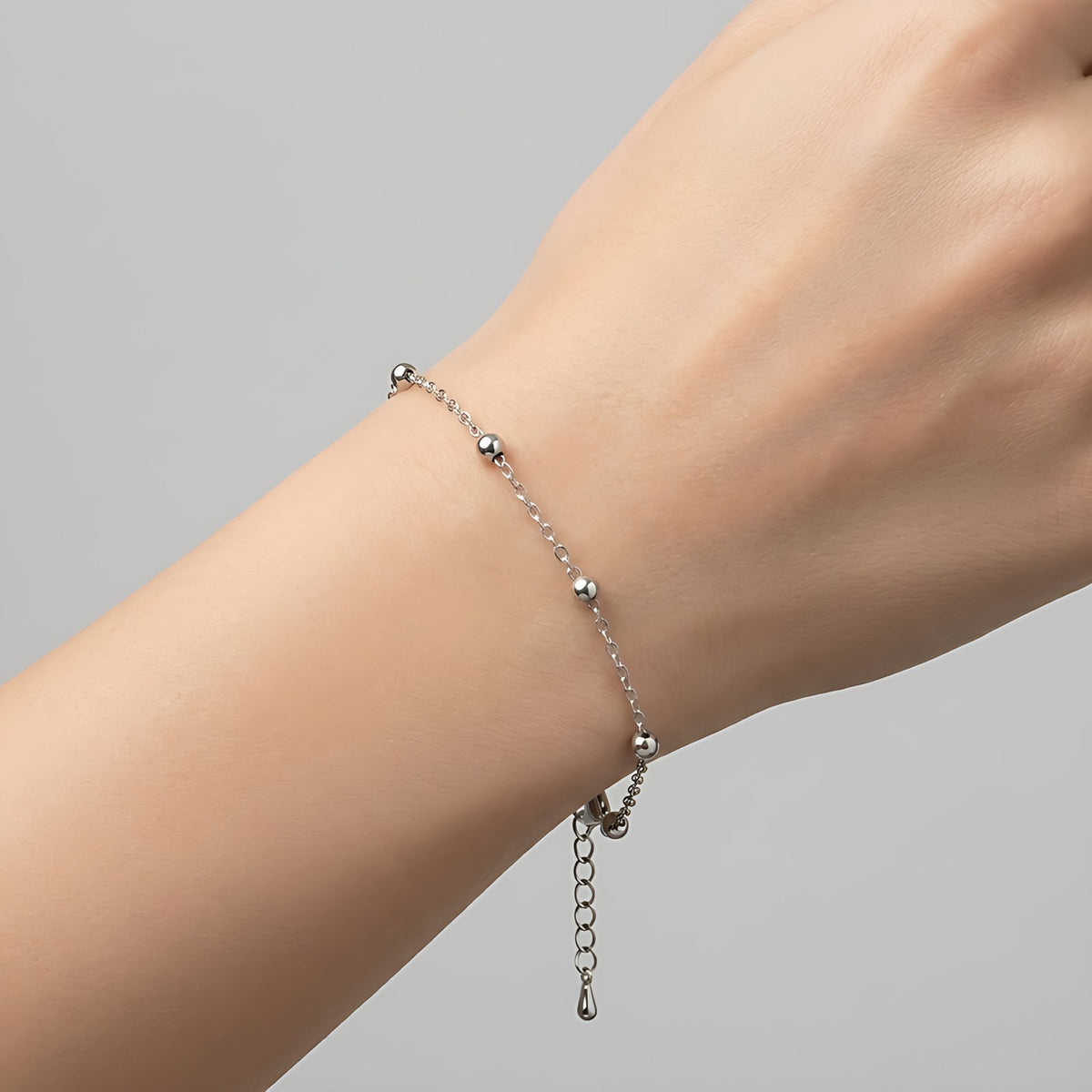 Bracciale in Metallo catena con palline