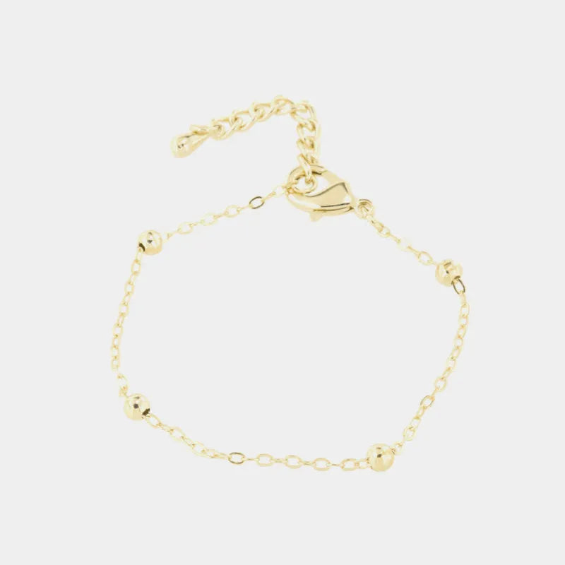 Bracciale in Metallo catena con palline - BYSIMON gioielli