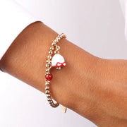 Bracciale in Metallo con ciondolo campanella di natale