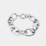 Bracciale in Metallo a catena a meglie larghe lucide