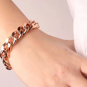 Bracciale in Metallo a catena groumette con chiusura ad anello