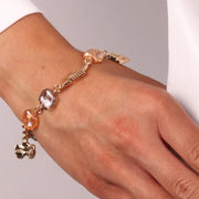 Bracciale in Metallo con maschere veneziane