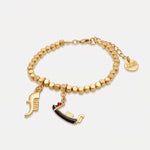 Bracciale in Metallo con gondola veneziana - BYSIMON gioielli