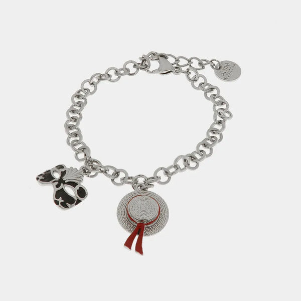 Bracciale in Metallo con maschera veneziana - BYSIMON gioielli