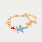 Bracciale con stelle marine e conchiglie | gioielli con conchiglie | BYSIMON
