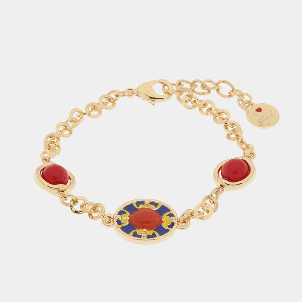 Bracciale in Metallo con maiolica SICILY - gioiello BySimon