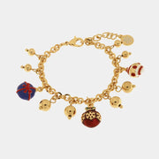 Bracciale in Metallo con pendenti a forma di palline