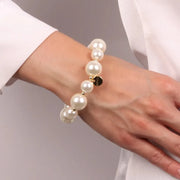 Bracciale in Metallo con perle