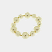 Bracciale in Metallo con perle