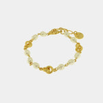 Bracciale in Metallo con perle