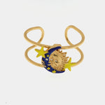 Bracciale in Metallo con sole nella luna e stelle - BYSIMON gioielli