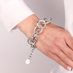 Bracciale in Metallo con catene intrecciate