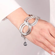Bracciale in Metallo con catene intrecciate