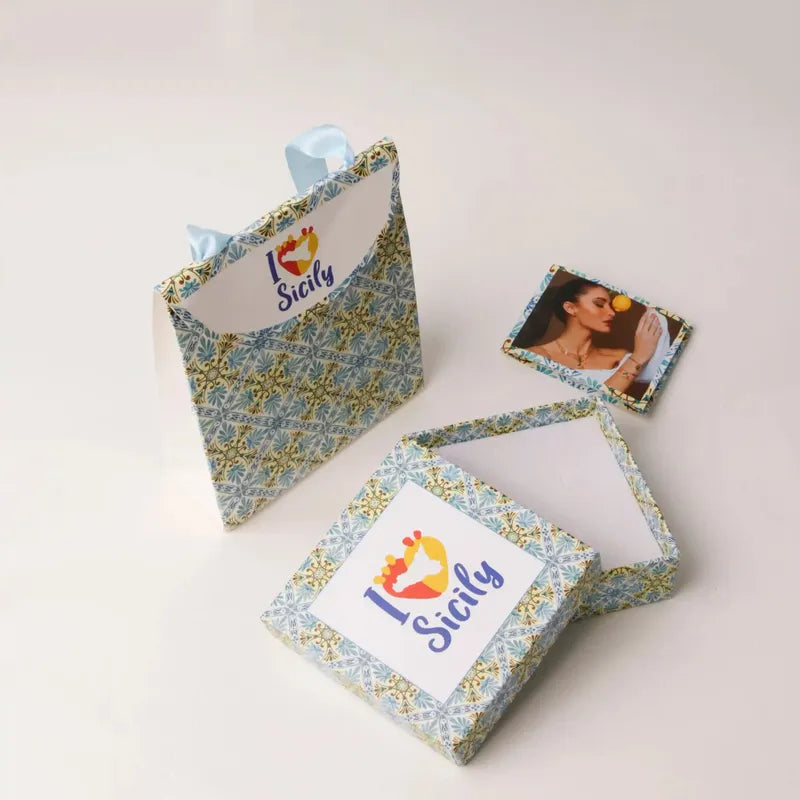 Bracciale in Metallo con cuoricino e trinacria pendente SICILY - gioiello BySimon