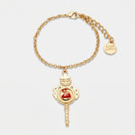 Bracciale con ampolla Vesuvio napoletana | regalo portafortuna originale | BYSIMON