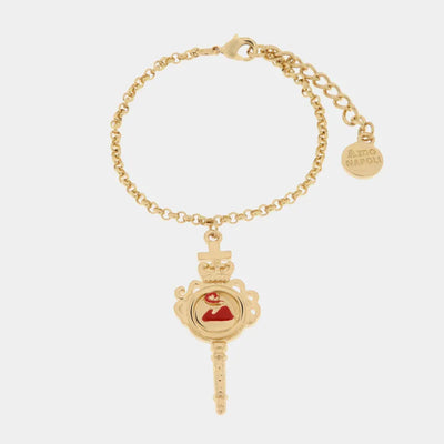 Bracciale con ampolla Vesuvio napoletana | regalo portafortuna originale | BYSIMON