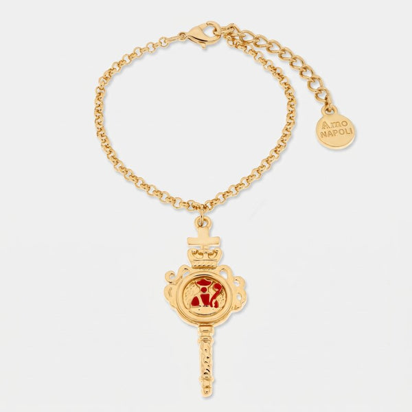 Bracciale con ampolla San Gennaro | gioielli portafortuna napoletani | BYSIMON