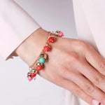Bracciale in Metallo a forma di fiore campanella
